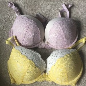 Victoria Secret Angel bras 34D Lot of 2